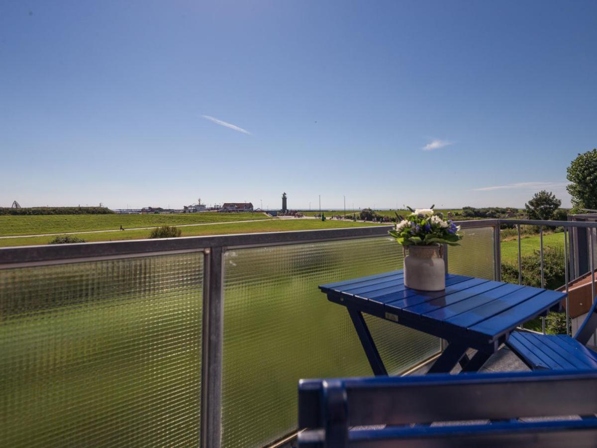 Deichknutt Himmel - Mit Hafen Und Meerblick Juist Exterior foto